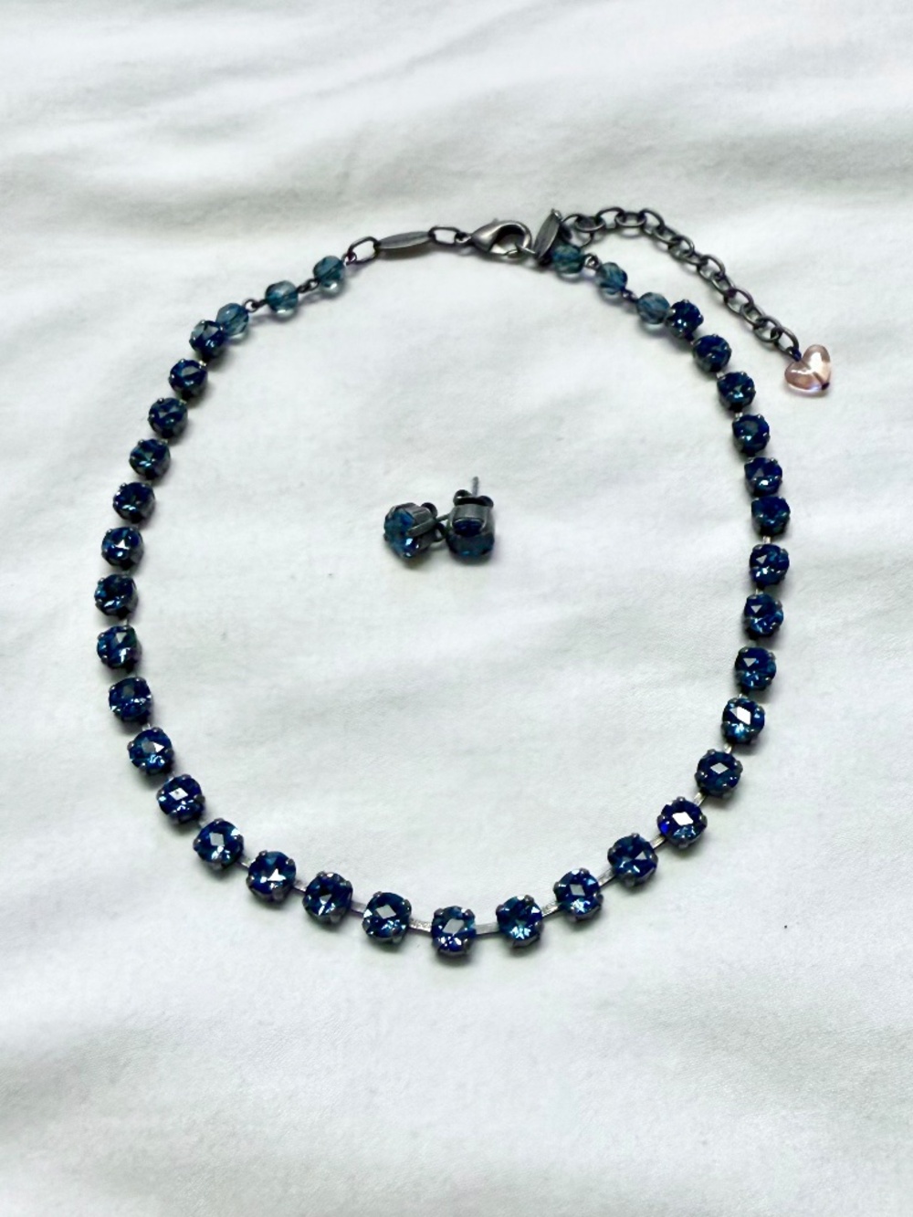 Sabika Swarovski Crystal London Necklace and Fun Earrings